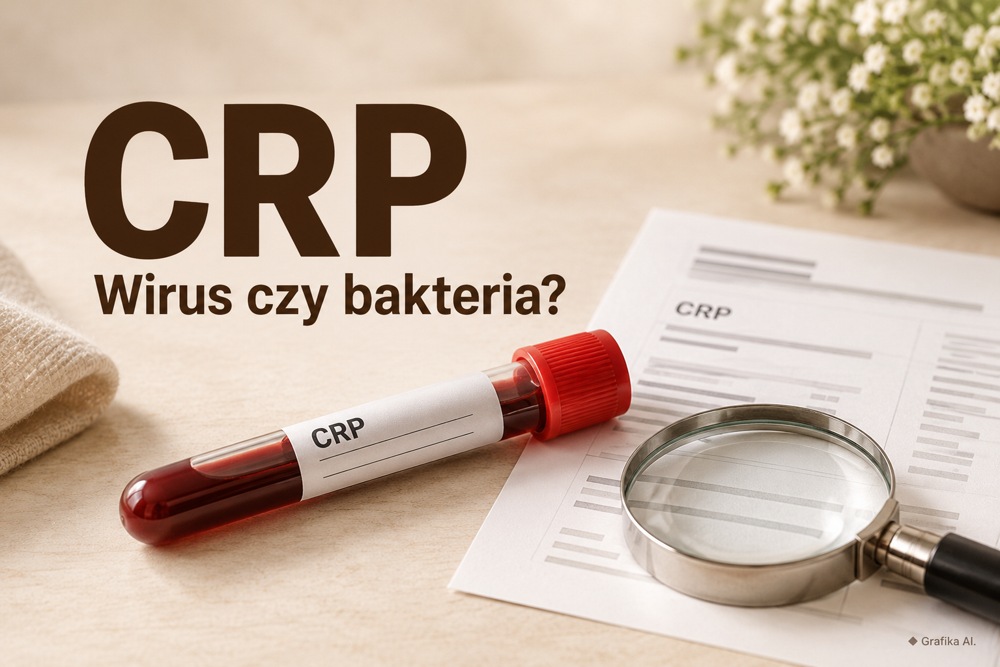 Czy badanie CRP odróżnia wirusa od bakterii – ilustracja
