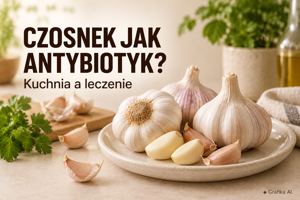 Czy czosnek działa jak naturalny antybiotyk – ilustracja