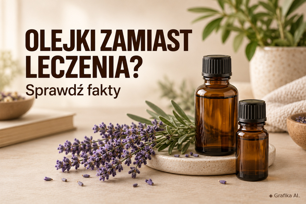 Czy olejki eteryczne mogą zastąpić leczenie – ilustracja