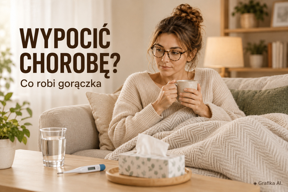 Czy można „wypocić” chorobę pod kołdrą – ilustracja